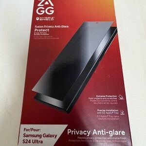 ZAGG Privacy Anti-Glare Screen Protector for Samsung Galaxy S24 Ultra